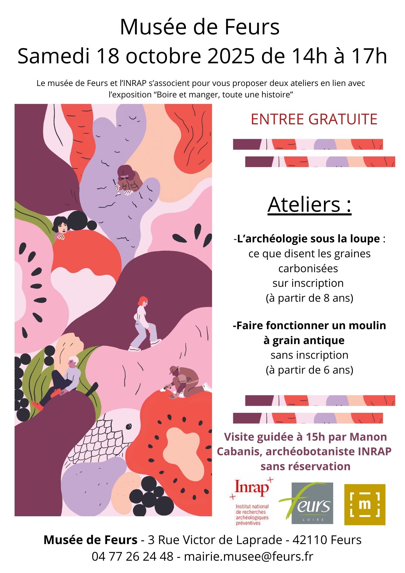 Samedi 18 octobre 2025 de 14h à 17h