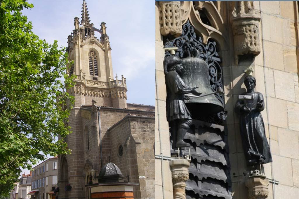 L’église Notre Dame de Feurs et les Jacquemarts